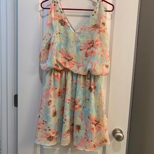 Flowy floral dress